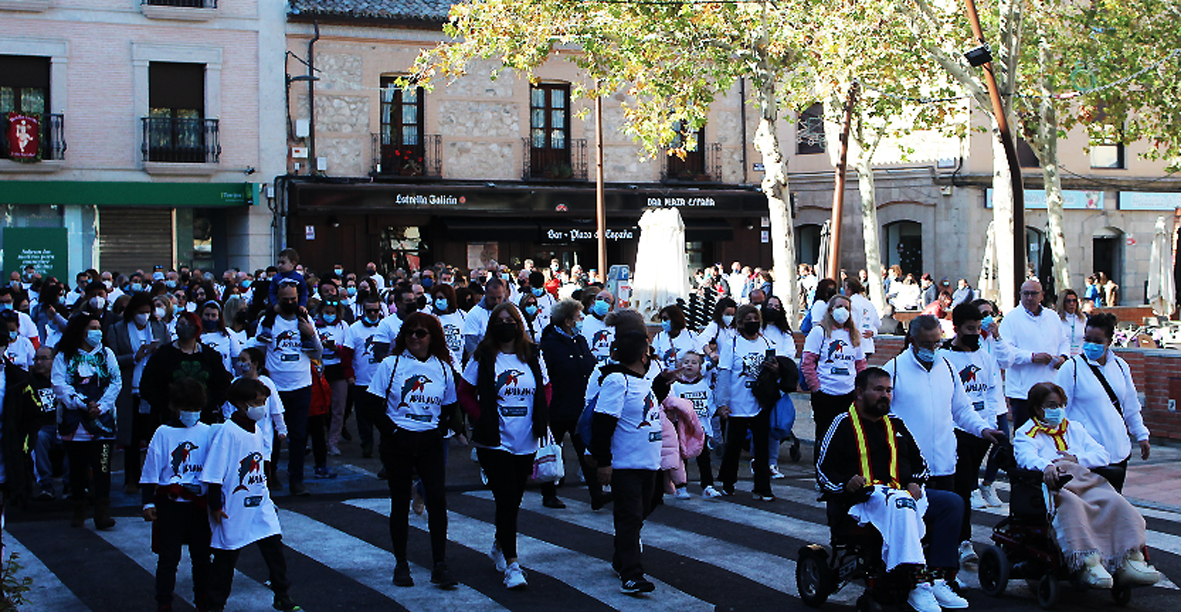 Marcha en Torrijos por la lucha contra la ELA