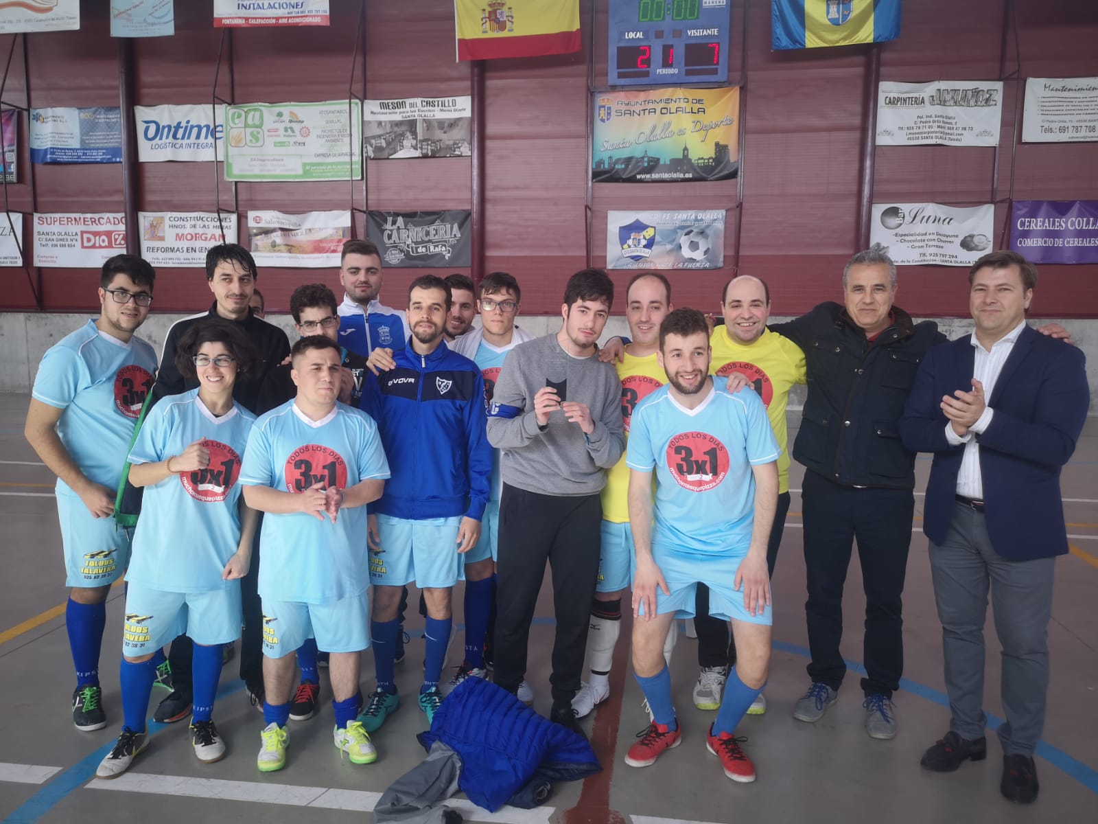 Santa Olalla acogió el Torneo Inclusivo de Fútbol Sala