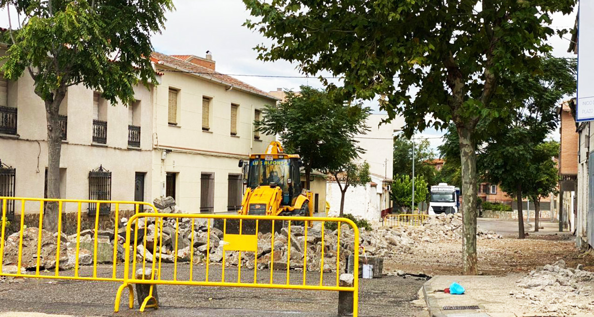 El Ayuntamiento de Santa Olalla se ve obligado a cerrar una arteria importante de la localidad 