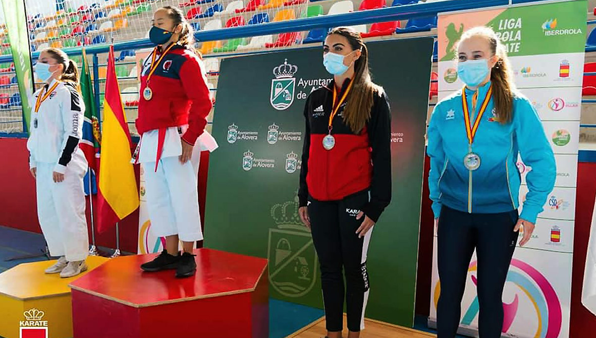 Ainara G&oacute;mez-Hidalgo regresa a Torrijos con un bronce de la Liga de karate