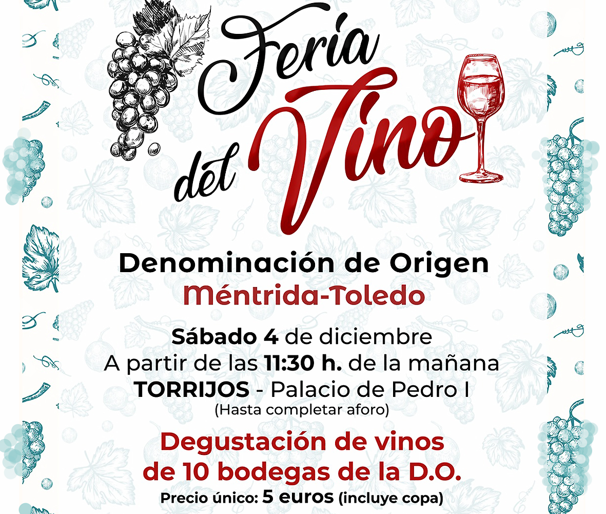 La DO Méntrida realiza su Feria del Vino en el Pedro I de Torrijos 
