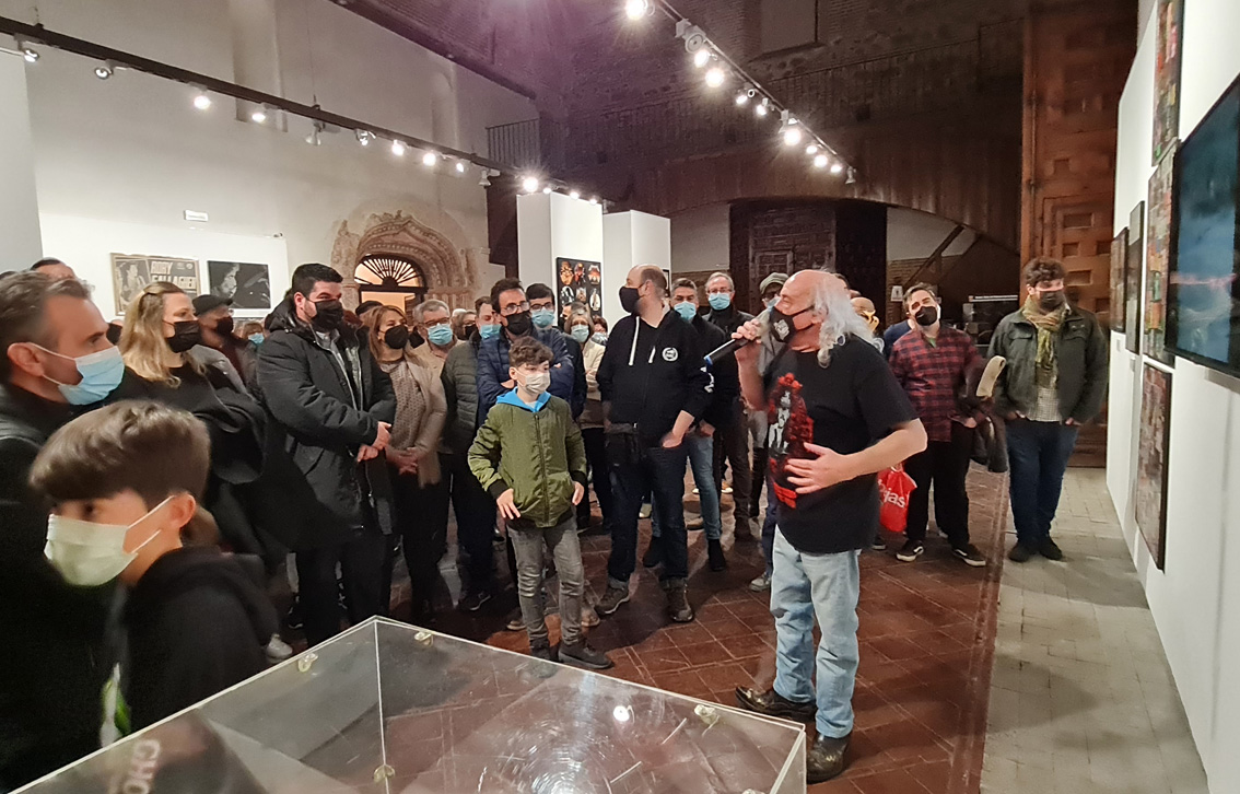 Talavera inaugura la exposición Rock Musseum
