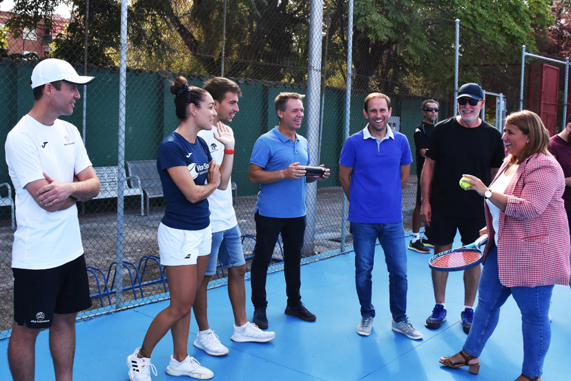 Nuevas pistas de tenis en el complejo del Prado de Talavera