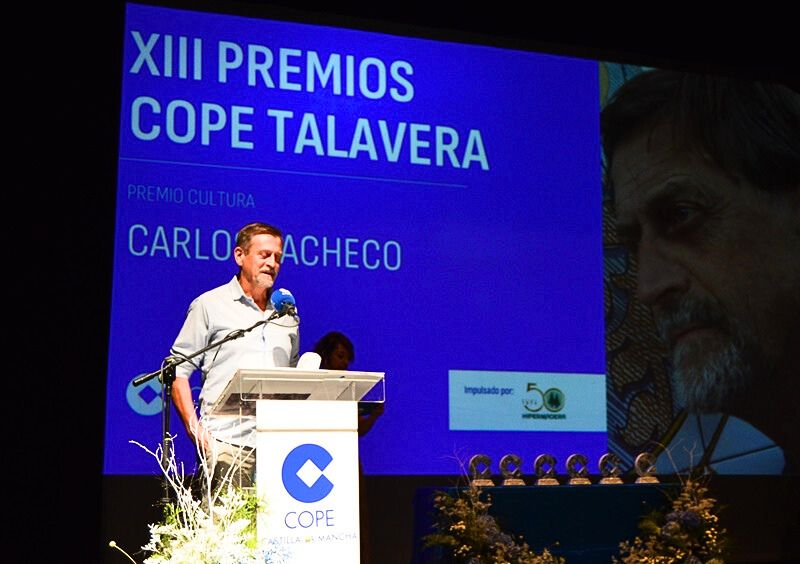 César Pacheco recibe el Premio Cultura de Cope Talavera