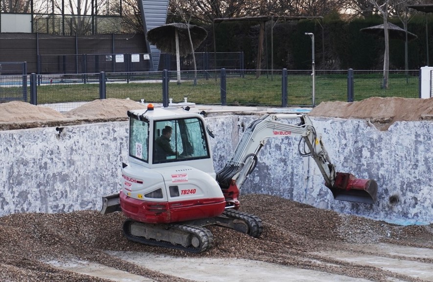 La Piscina de Torrijos se está rehabilitando